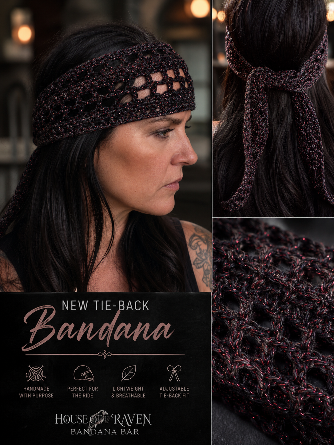 Rhea Tie Back Bandana