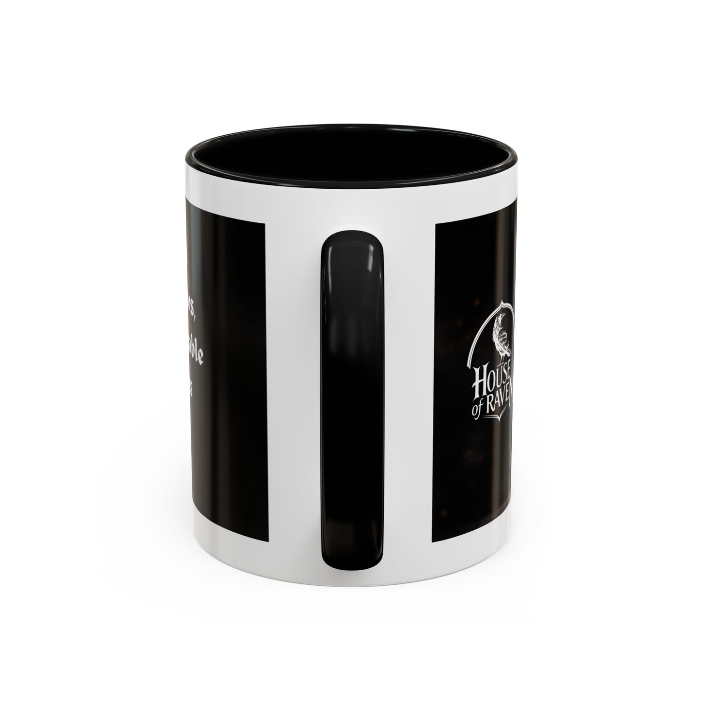 Coffee Mug - "I Run on Coffee, Chaos & Questionable Decisions" Flaming Motorcycle Accent Mug