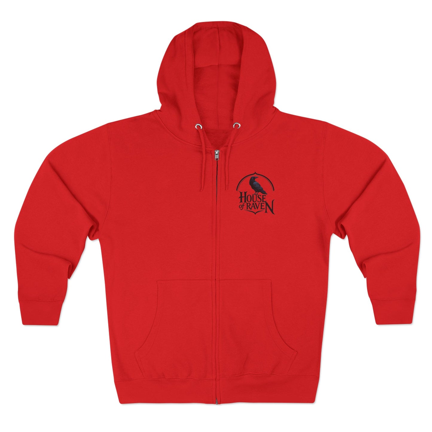 Motorcycle Zip Hoodie — “Ride Hard Fear Nothing” Biker Zip-Up