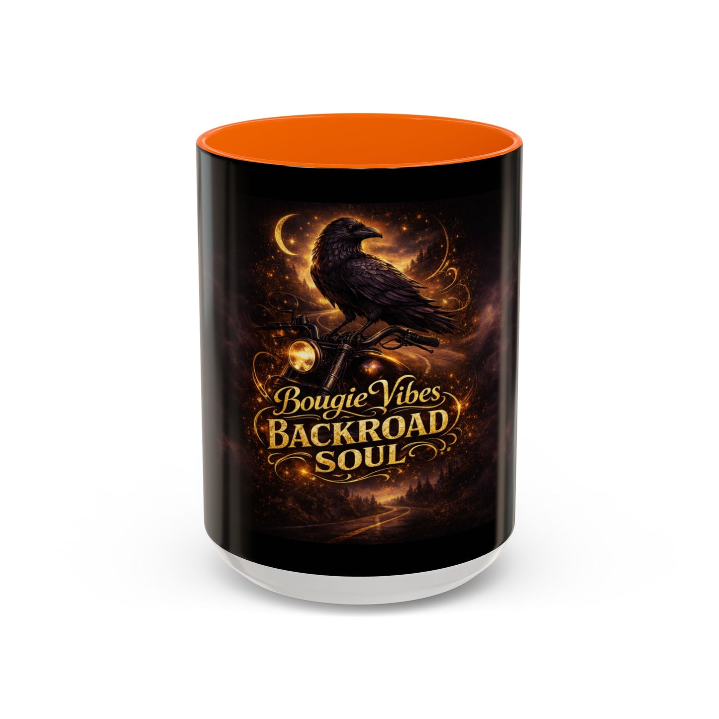 Bougie Vibes Backroad Soul Coffee Mug — Raven Graphic Accent Mug (11/15oz)