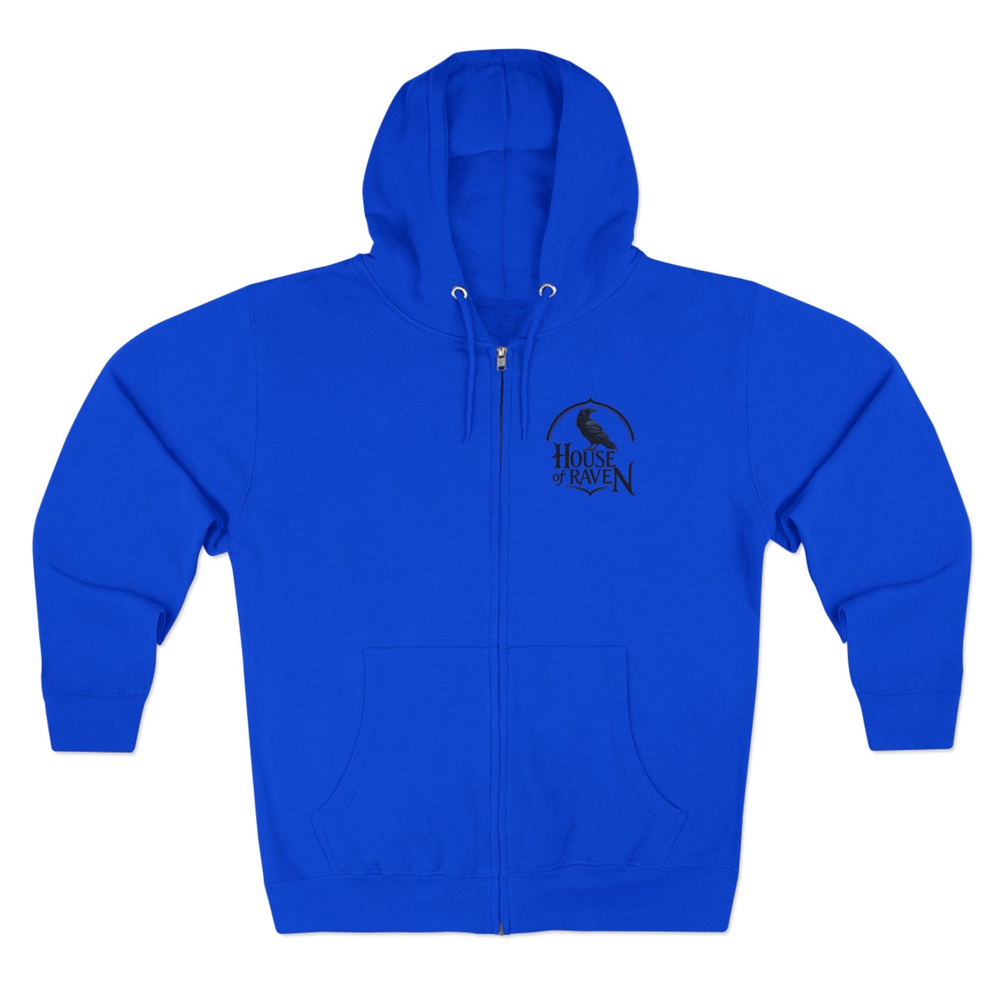Motorcycle Zip Hoodie — “Ride Hard Fear Nothing” Biker Zip-Up