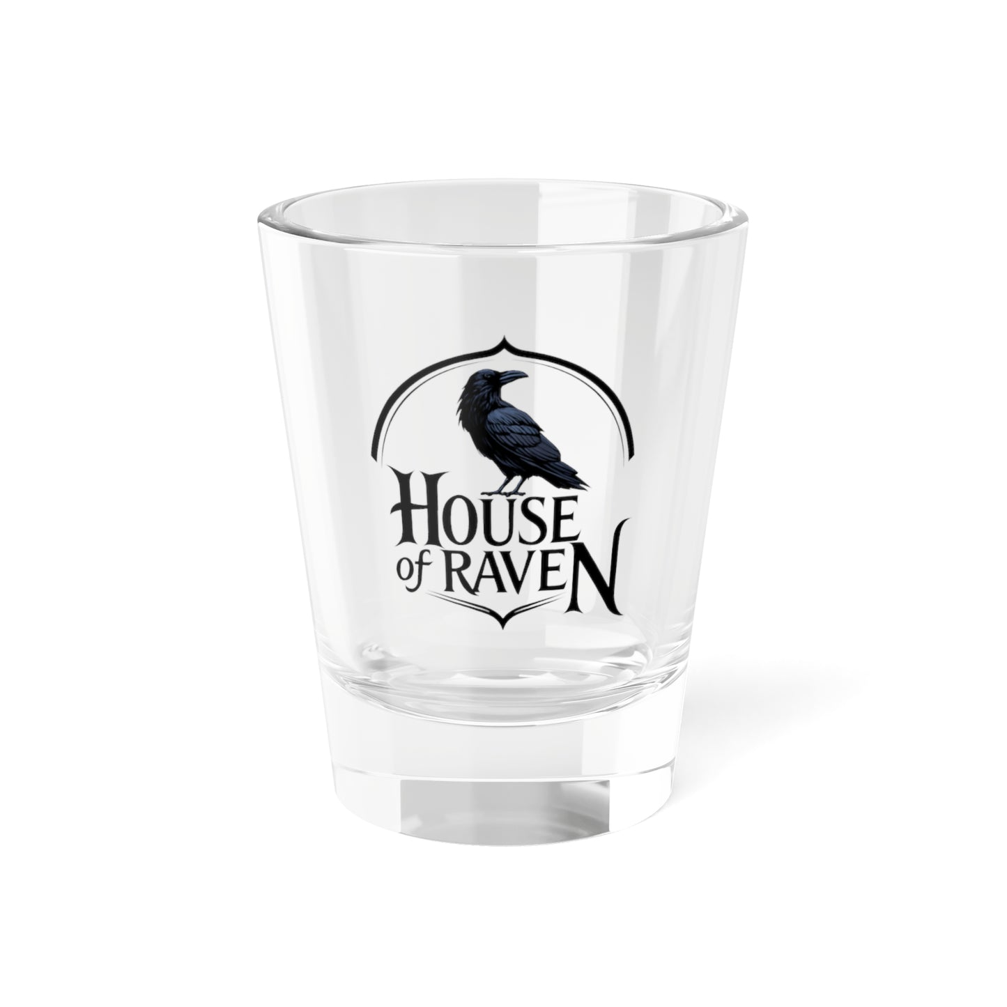House of Raven 1.5oz Shot Glass — Gothic Raven Logo Shooter