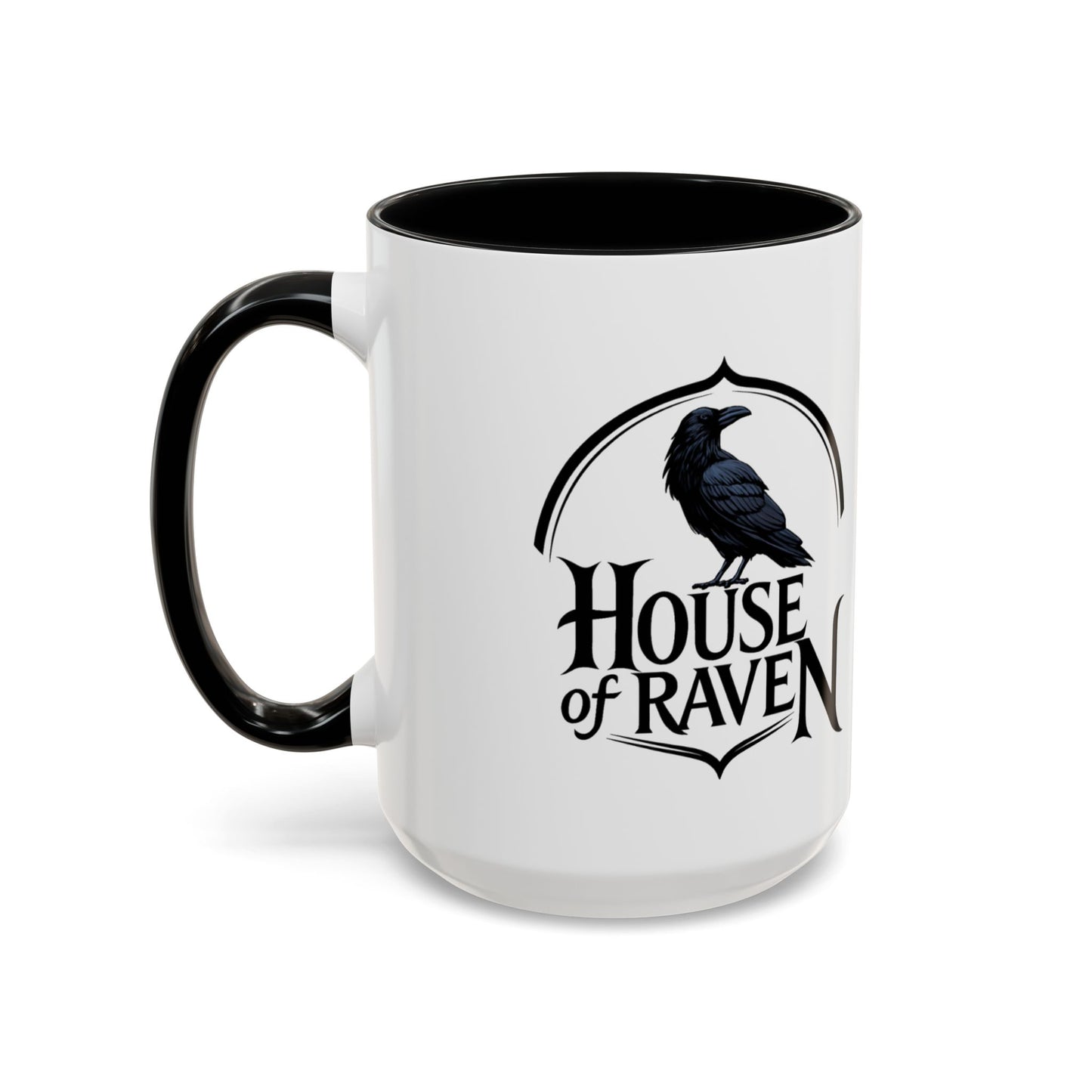 Coffee Mug — "Could Be Coffee, Could Be Bourbon" Raven Accent Mug (11/15oz)