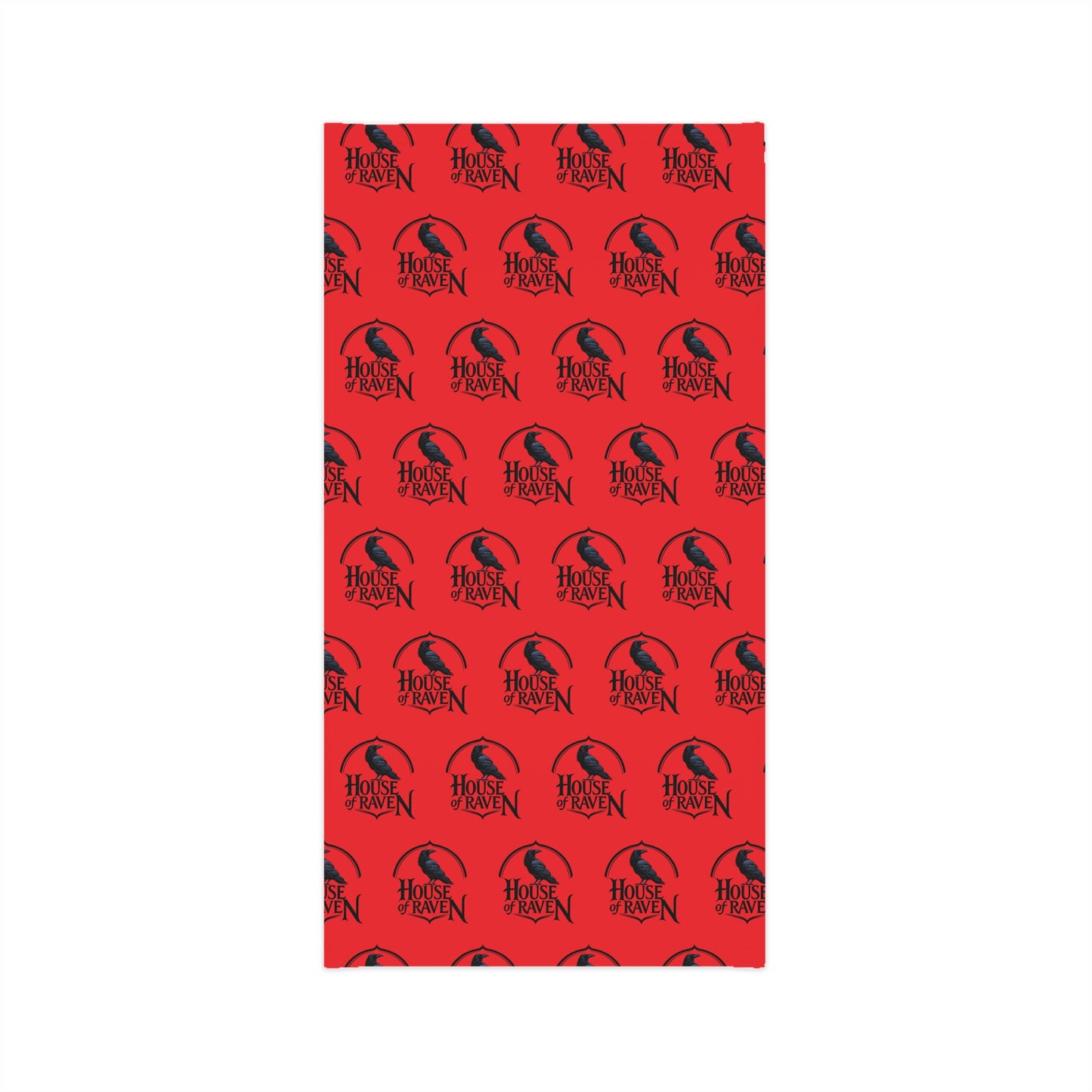 Neck Gaiter — Repeating "House of Raven" Logo Pattern