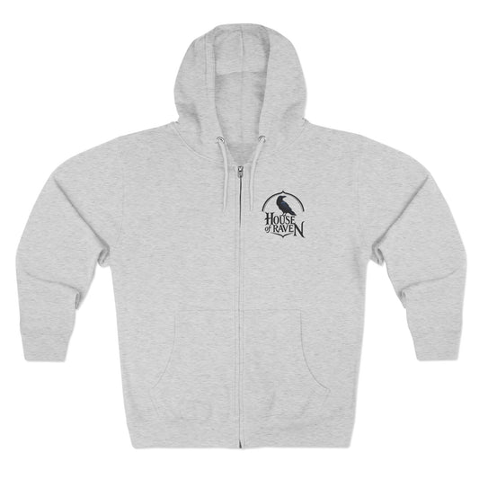 Motorcycle Zip Hoodie — “Ride Hard Fear Nothing” Biker Zip-Up