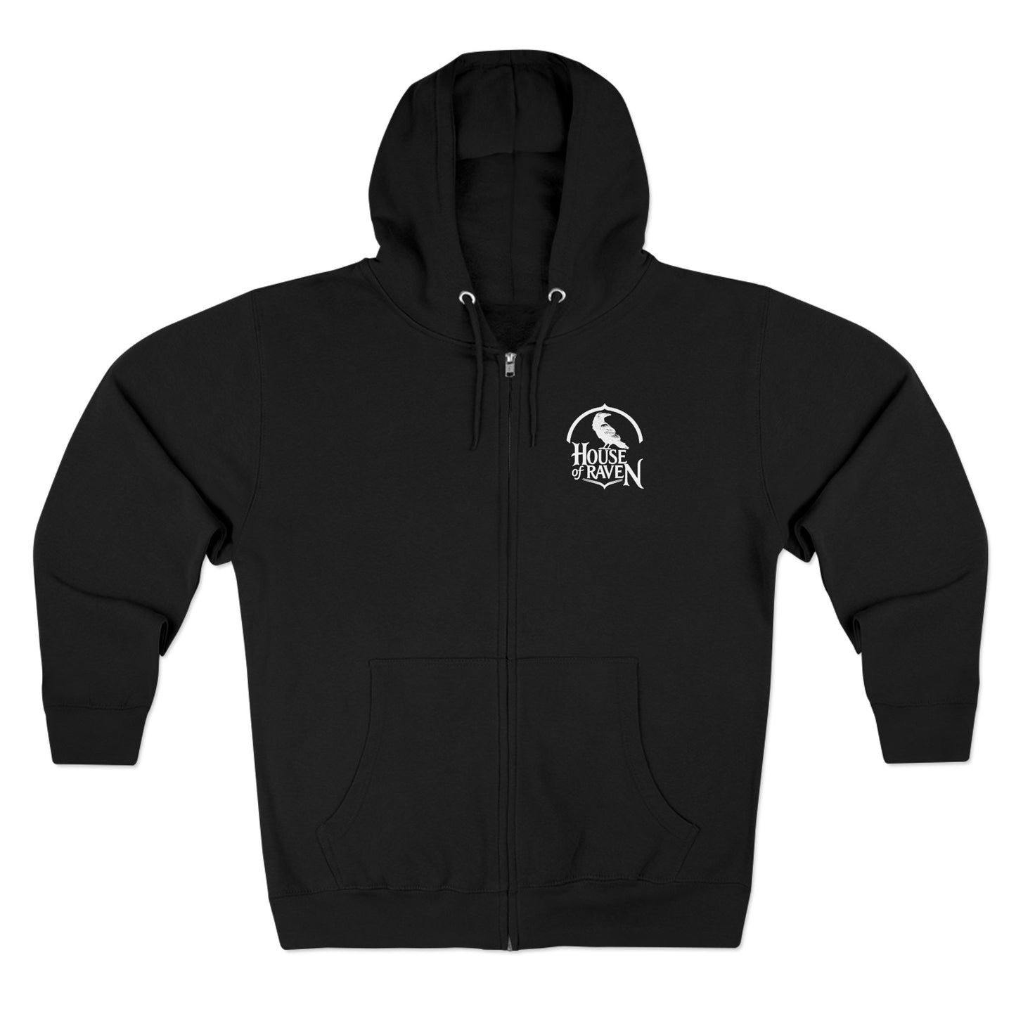 Motorcycle Zip Hoodie — “Ride Hard Fear Nothing” Biker Zip-Up