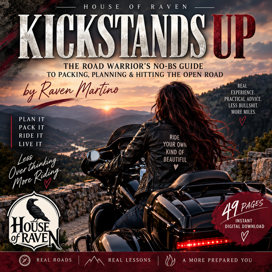KICKSTANDS UP — The Road Warrior’s No-BS Guide to Packing, Planning & Hitting the Open Road